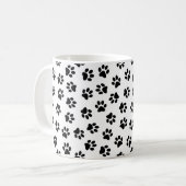 Mug Motif De Pâtes, Paniers De Chien, Paniers Noirs (Devant gauche)