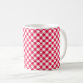 Mug Motif de pays En vichy rouge classique (Devant droit)