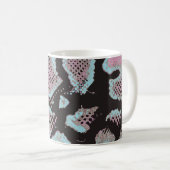 Mug Motif de peau animale, design vintage. (Devant droit)