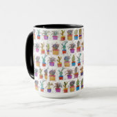 Mug Motif de peinture à la main d'aquarelle (Devant gauche)