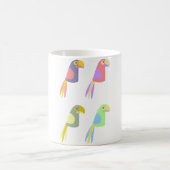 Mug Motif de perroquet tropical coloré (Centre)