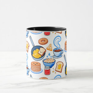 Mug Motif de petit déjeuner mignon – Nourriture Kawaii