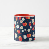 Mug Motif de petites fleurs heureuses (Centre)