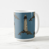 Mug Motif de phare vintage (Devant droit)