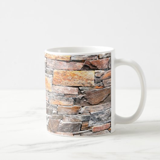 Mug Motif de pierre de pierre de Flagstone (Droite)