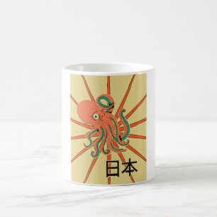 Mug Motif de pieuvre japonaise