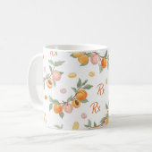 Mug Motif de pilule pêche d'ordonnance de Rx Pharmacie (Devant gauche)