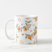 Mug Motif de pilule pêche d'ordonnance de Rx Pharmacie (Gauche)