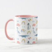 Mug Motif de plaisir animal Doodle (Gauche)