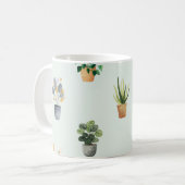 Mug Motif de plante d'intérieur Botanique Conception d (Devant gauche)