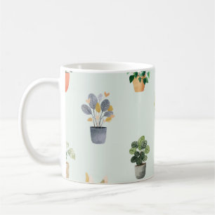 Mug Motif de plante d'intérieur Botanique Conception d