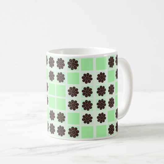 Mug Motif De Plat À Crème Verte À La Menthe Et À Chip (Devant droit)
