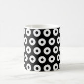 Mug Motif de point Polka noir/blanc (Centre)