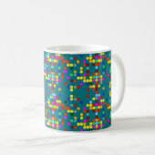 Mug Motif de points colorés (Devant droit)