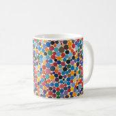 Mug Motif de points colorés (Devant droit)