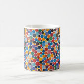 Mug Motif de points colorés (Centre)