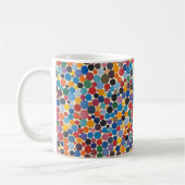 Mug Motif de points colorés (Gauche)