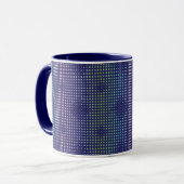 Mug Motif de points holographiques Iridescente (Devant gauche)