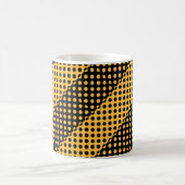 Mug Motif de points noirs et orange (Centre)