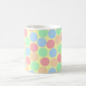 Mug Motif de points pastel multicolores (Centre)