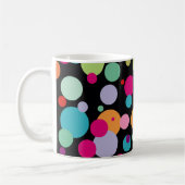 Mug Motif de pois coloré (Gauche)