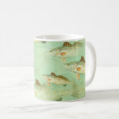 Mug Motif de poisson basse (Devant droit)