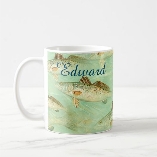 Mug Motif de poisson basse (Gauche)