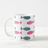 Mug motif de poisson coloré (Gauche)