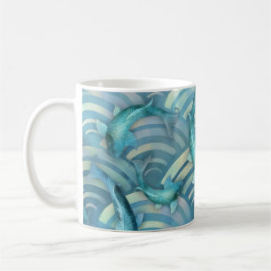 Mug Motif de poisson de la carpe bleue Koi