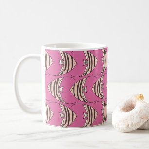 Mug Motif de poisson rose