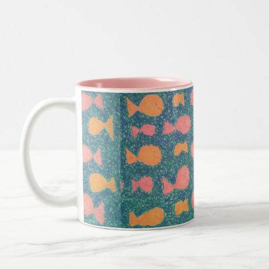 Mug Motif de poisson tropical (Gauche)