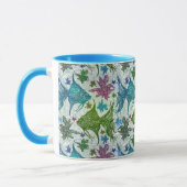Mug Motif de poisson Vintage (Gauche)