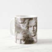 Mug Motif de portrait Beethoven (Devant gauche)