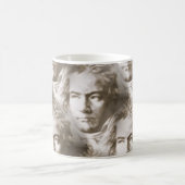 Mug Motif de portrait Beethoven (Centre)