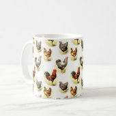 Mug Motif de poulet du pays (Devant gauche)