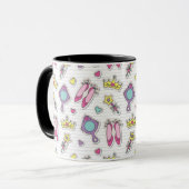 Mug motif de princesse de papillon (Devant gauche)