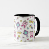 Mug motif de princesse de papillon (Devant droit)