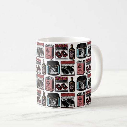 Mug Motif de produits de toilette et de cosmétiques vi (Devant droit)