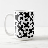 Mug Motif de projection de peinture noire (Gauche)