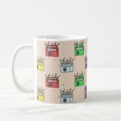 Mug Motif de radio de musique (Gauche)
