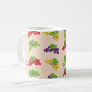 Mug Motif de raisin coloré
