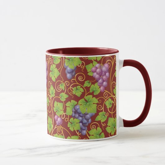 Mug Motif de raisins (Droite)