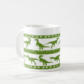 Mug Motif de Raptor Vert (Devant gauche)