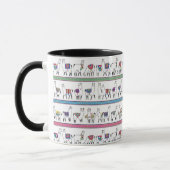 Mug Motif de rayure de lama (Gauche)