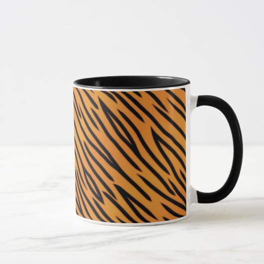 Mug Motif de rayure de tigre (Droite)