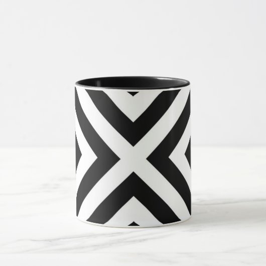 Mug Motif de rayures (Centre)