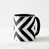 Mug Motif de rayures (Devant droit)