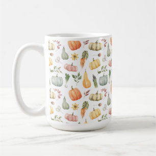 Mug Motif de récolte d'automne Watercolor