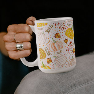 Mug Motif de récolte de citrouilles d'automne