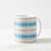 Mug Motif de répétition de salé de rivage côtier (Devant droit)